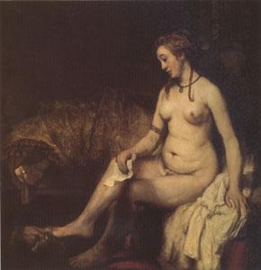 Rembrandt Peale Bathsheba at Her Bath (mk05) Sweden oil painting art
